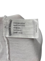 Chrome Hearts Neck Letters Logo T-shirt White