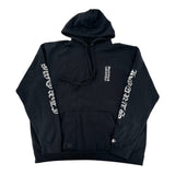 Chrome Hearts Vertical Logo "1988" Hoodie Black