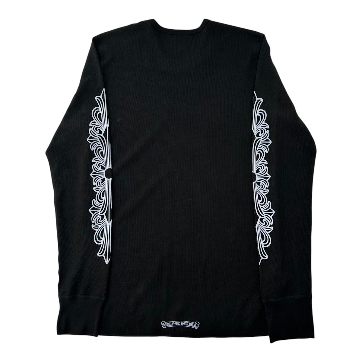 Chrome Hearts Horseshoe Thermal Waffle Tee Black