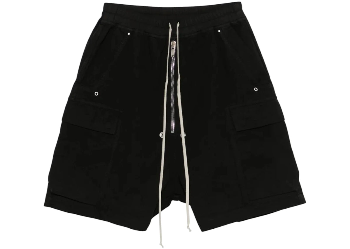 Rick Owens DRKSHDW Cotton Cargobela Shorts Black