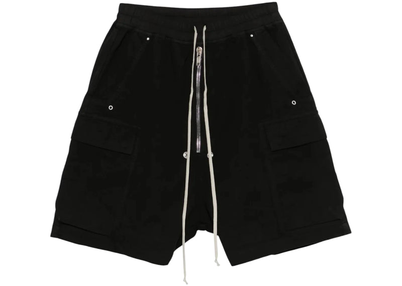 Rick Owens DRKSHDW Cotton Cargobela Shorts Black