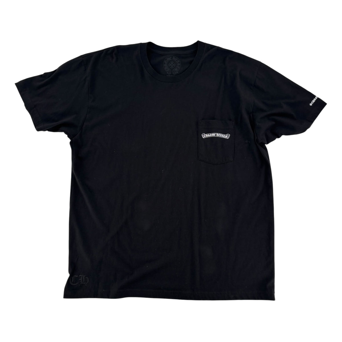 Chrome Hearts Scroll Logo Tee Black