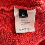 ERD Distressed Logo Hoodie Red