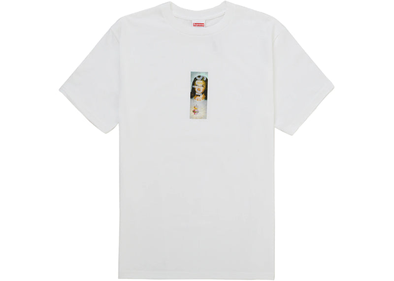 Supreme Prayer Card Box Logo Tee White