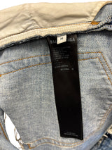 Balenciaga Destroyed Skater Jeans Blue