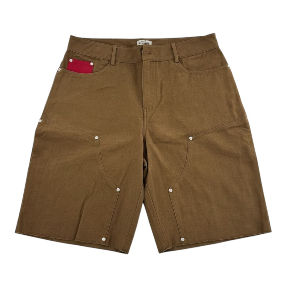 Commons Canvas Double Knee Shorts Brown