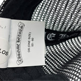Chrome Hearts White Cemetery Cross CH Trucker Hat Black