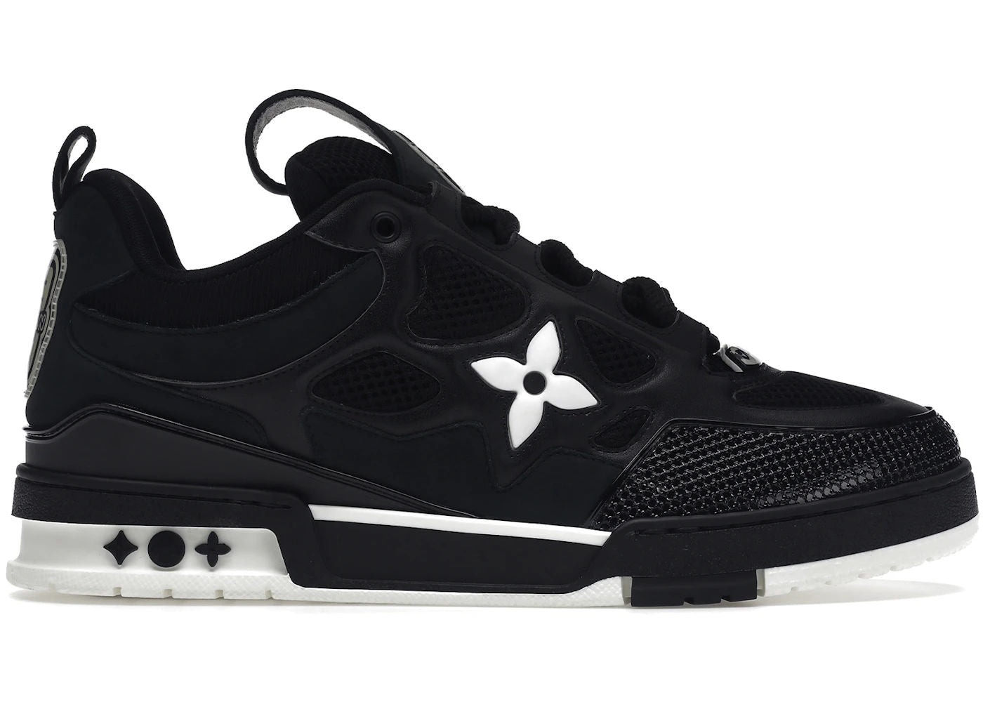 Louis Vuitton LV Skate Sneaker Black White - Lightly Worn