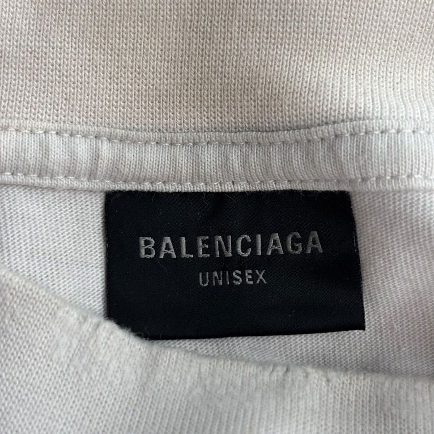 Balenciaga Paris Liberty Tee White