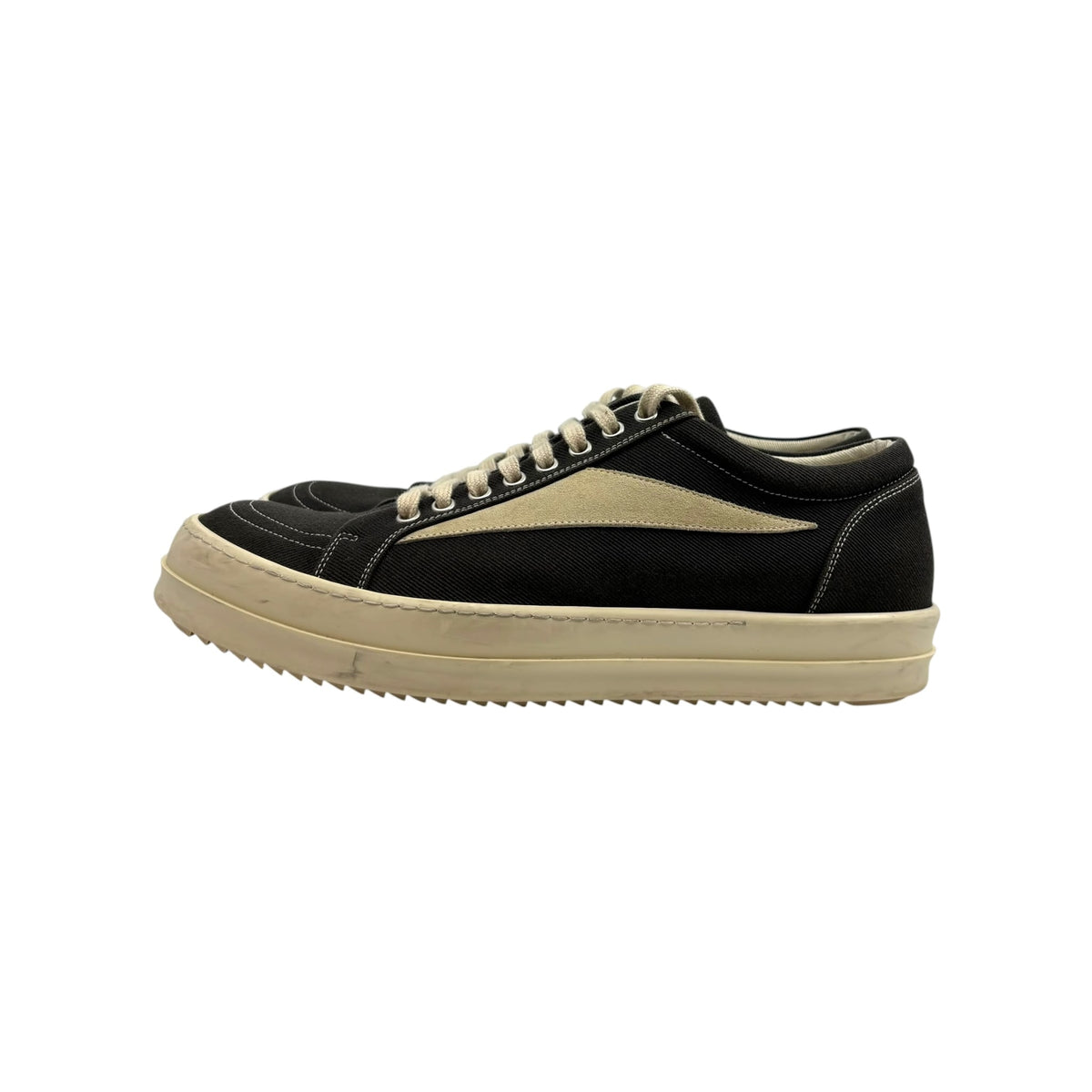 Rick Owens DRKSHDW EDFU Vintage Sneakers Taupe Grey