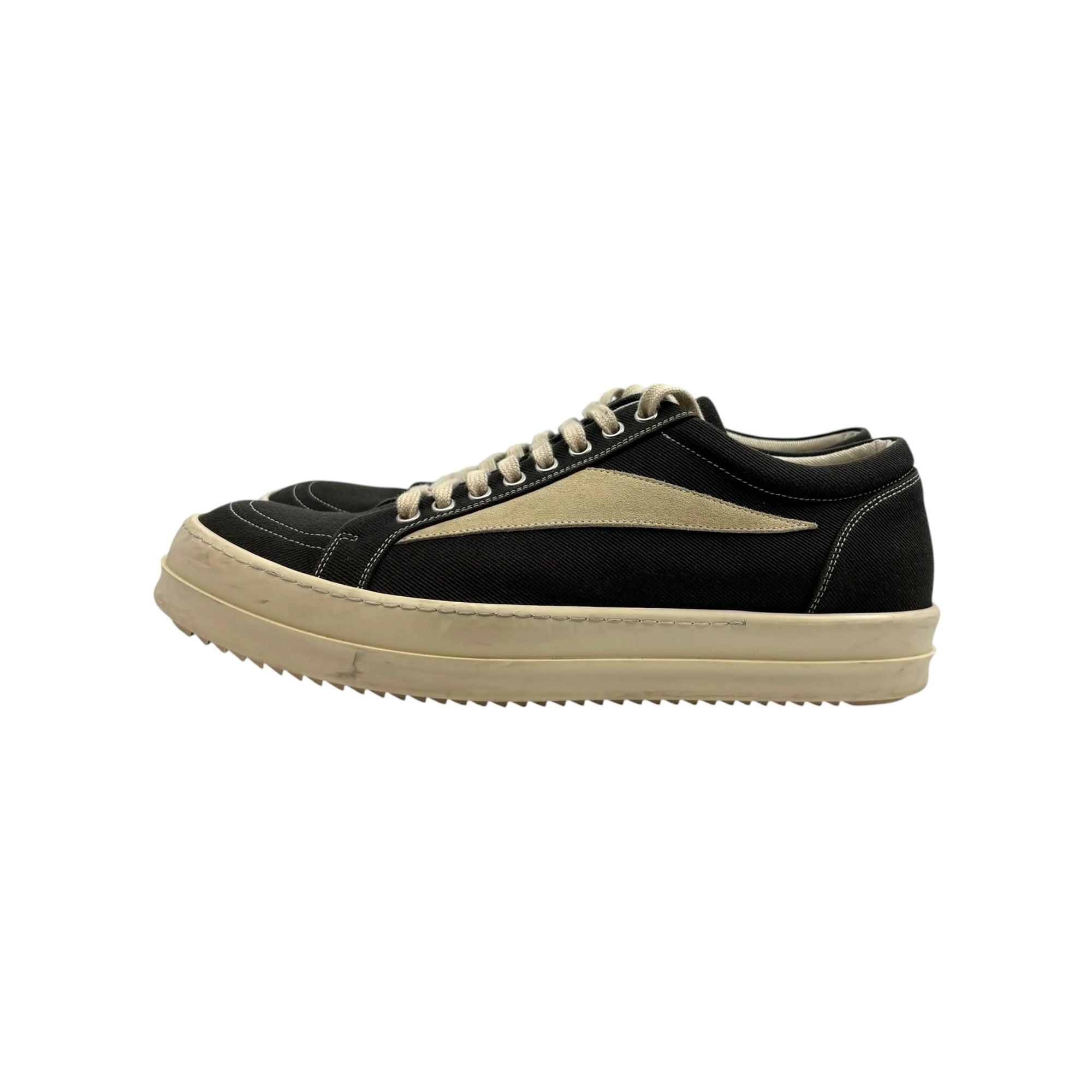 Rick Owens DRKSHDW EDFU Vintage Sneakers Taupe Grey