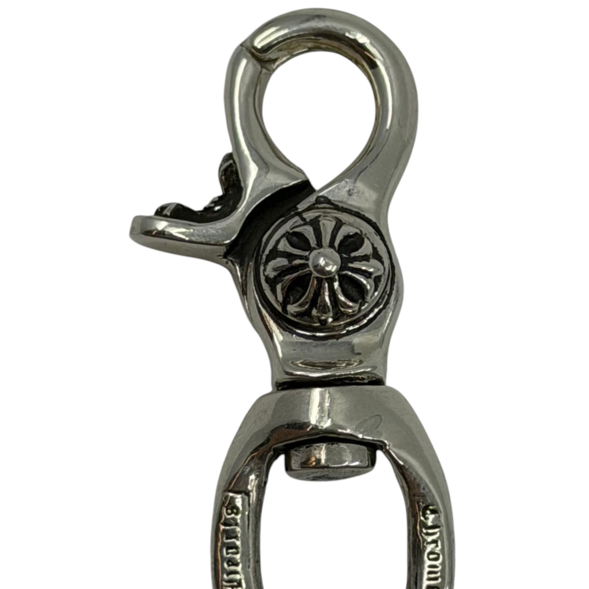 Chrome Hearts 14 Link Lobster Clasp Wallet Silver Chain