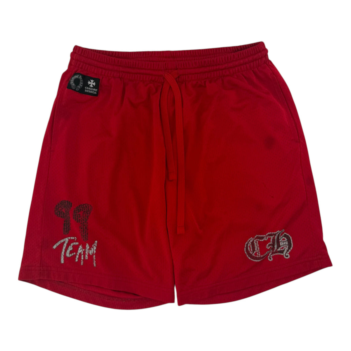 Chrome Hearts Matty Boy Team Mesh Warm Up Jersey Shorts Red