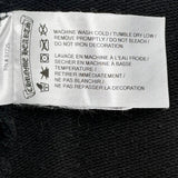 Chrome Hearts Monogram Vertical Logo Hoodie Black