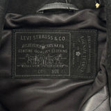 Denim Tears x Levi's Leather Cotton Wreath Type-3 Jacket Black Denim