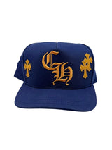 Chrome Hearts Cross Patch Cap Blue/Yellow
