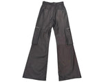 Amiri Leather Flared Pants "Black"