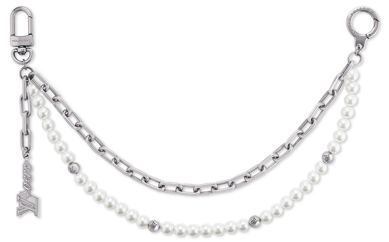 Louis Vuitton Pearls Chain Belt And Bag Charm