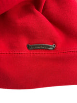 Chrome Hearts Triple Cross Embroidered Hoodie Red