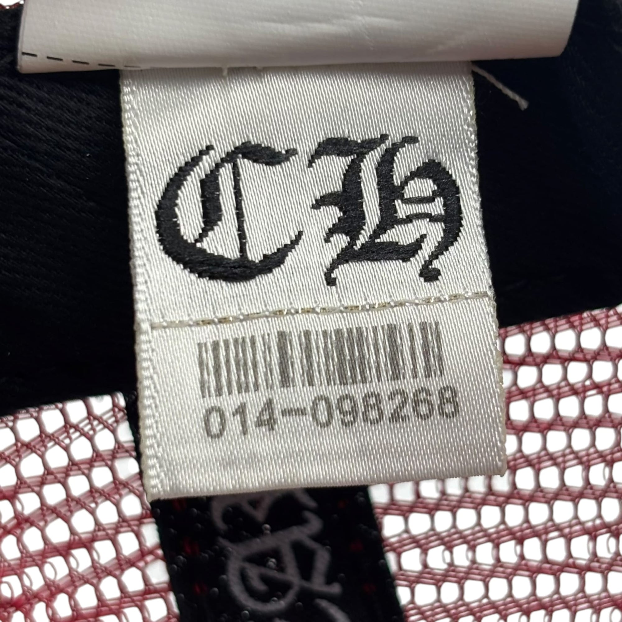 Chrome Hearts FUCK Hollywood Trucker Hat Red White