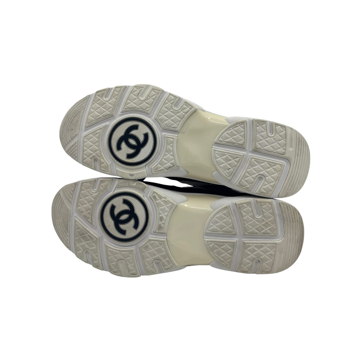 Chanel Low Top Trainer CC White Navy (Women's)