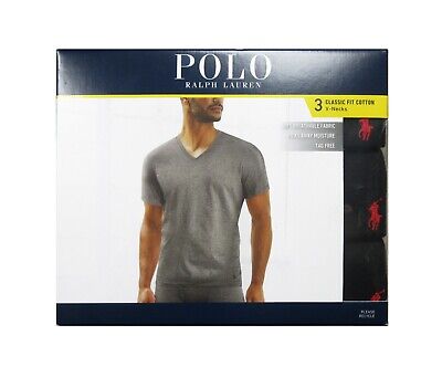 Polo Slim Fit Cotton Crew Tee's "Black"