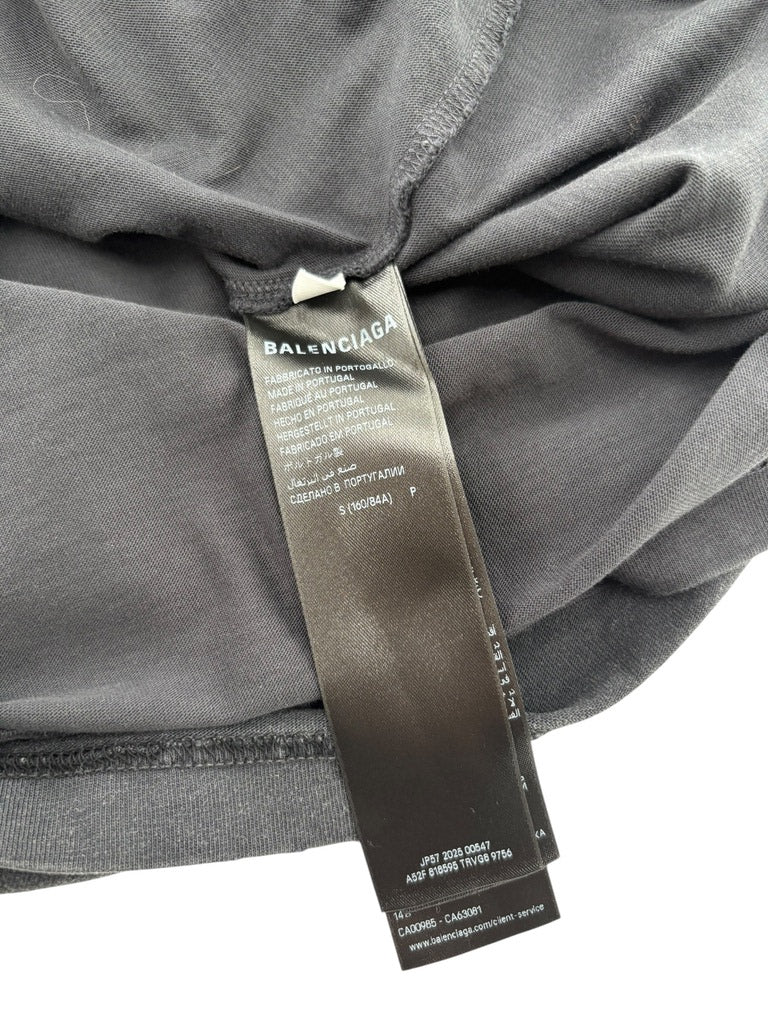 Balenciaga Double Layered Longsleeve Tee Black
