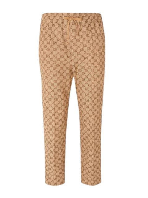 Gucci GG Canvas Jogging Pants Beige