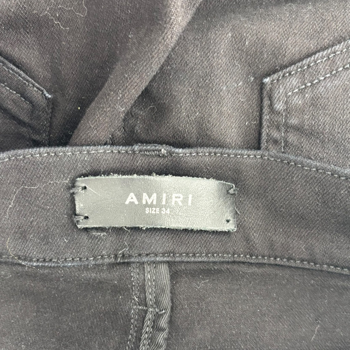 Amiri MX1 Black Silver Ribbed