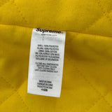 Supreme Mitchell & Ness Sequin Logo Varsity Jacket Gold