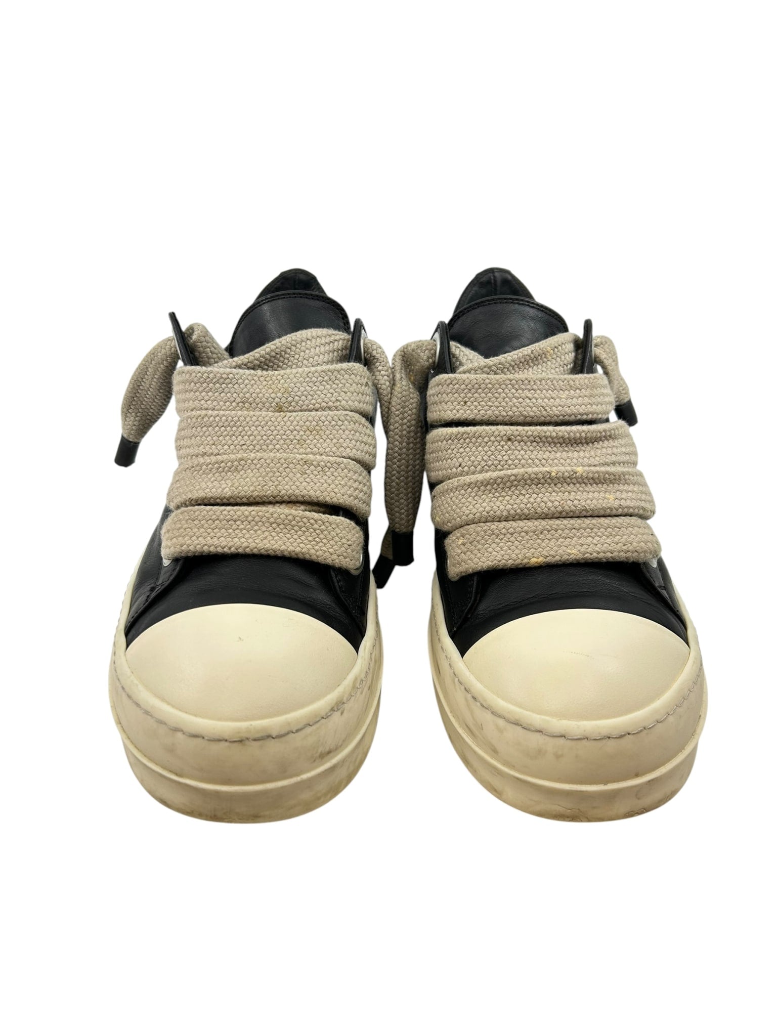 Rick Owens Mainline Jumbo Lace Low Black