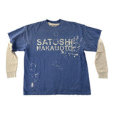 Satoshi Nakamoto Thermal Tee Blue