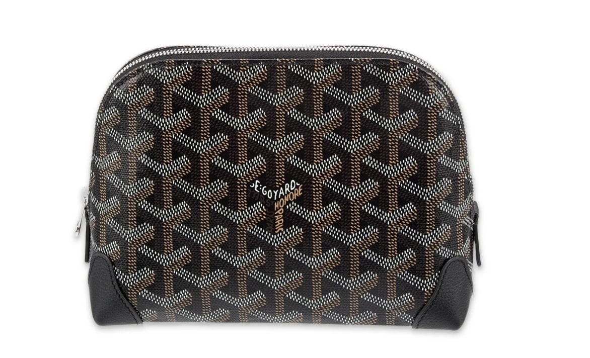 Goyard Vendome Cosmetic Pouch Bag Black