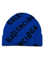 Balenciaga Allover Logo Beanie