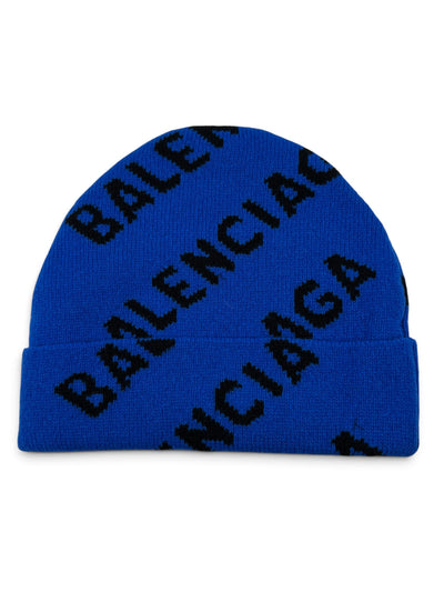 Balenciaga Allover Logo Beanie