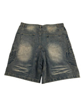 Vale Acid Wash Denim Shorts