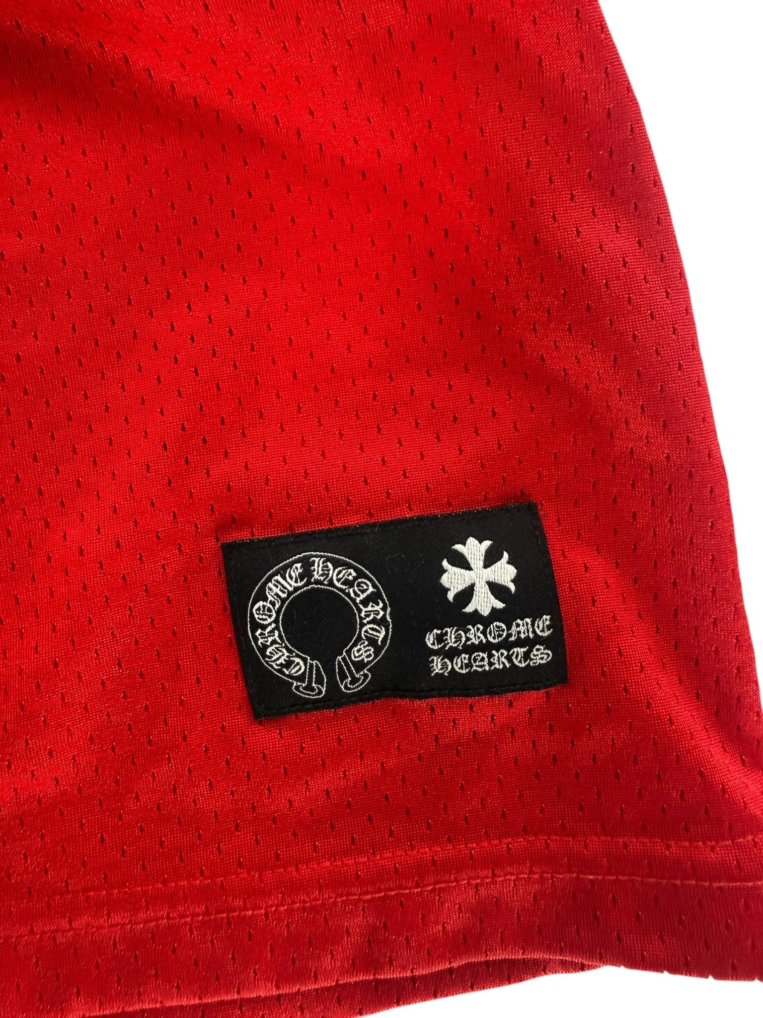 Chrome Hearts Matty Boy Mesh Long Sleeve Jersey Red