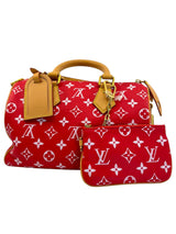 Louis Vuitton Speedy P9 Bandoulière 25 Monogram Leather Red