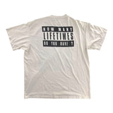 Saint Tears 2 Lives Crew Shirt White
