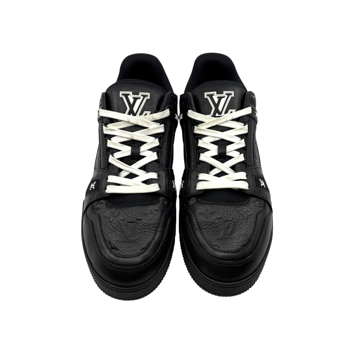 Louis Vuitton Trainer Black Embossed Monogram