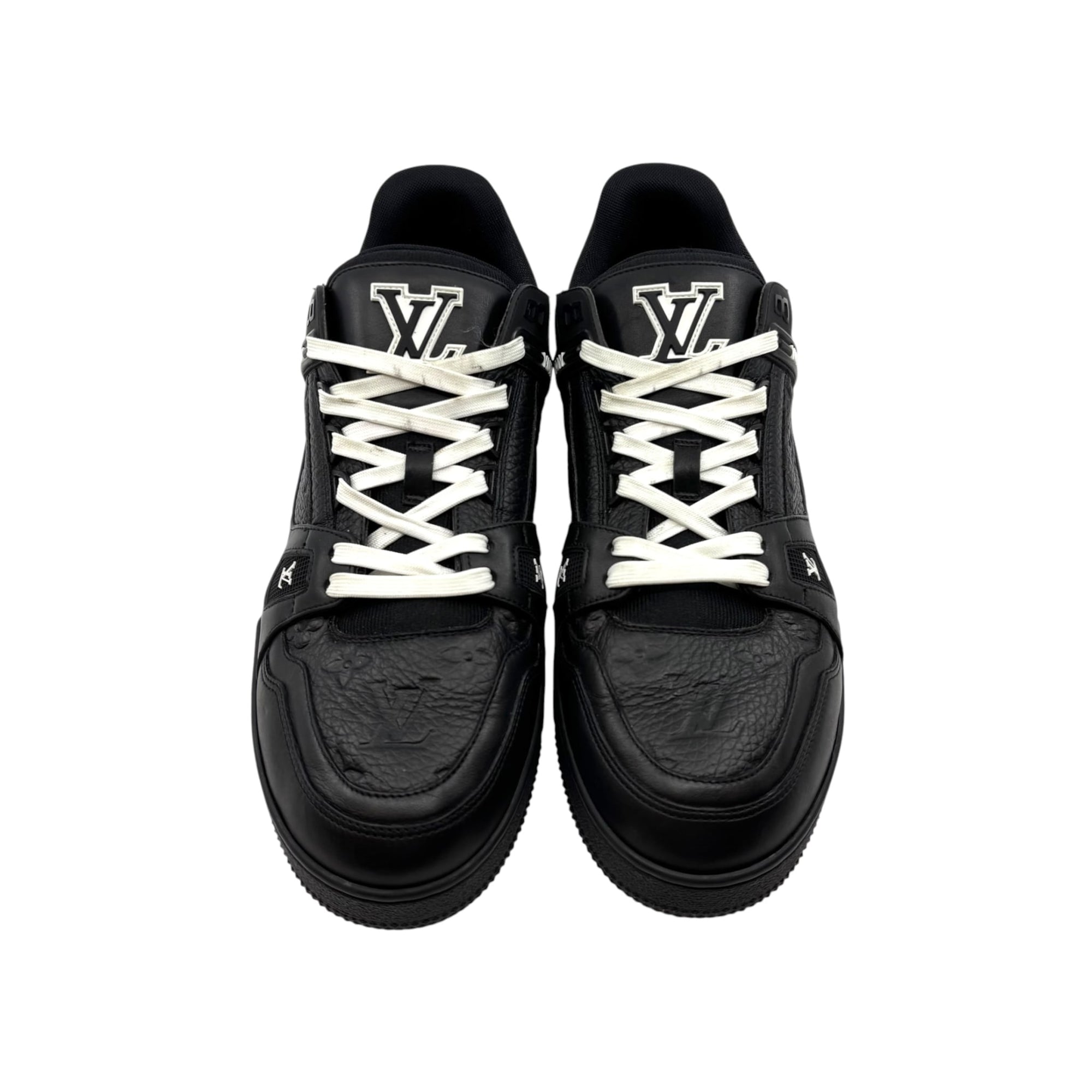 Louis Vuitton Trainer Black Embossed Monogram