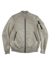 Rick Owens Beige Bomber Jacket