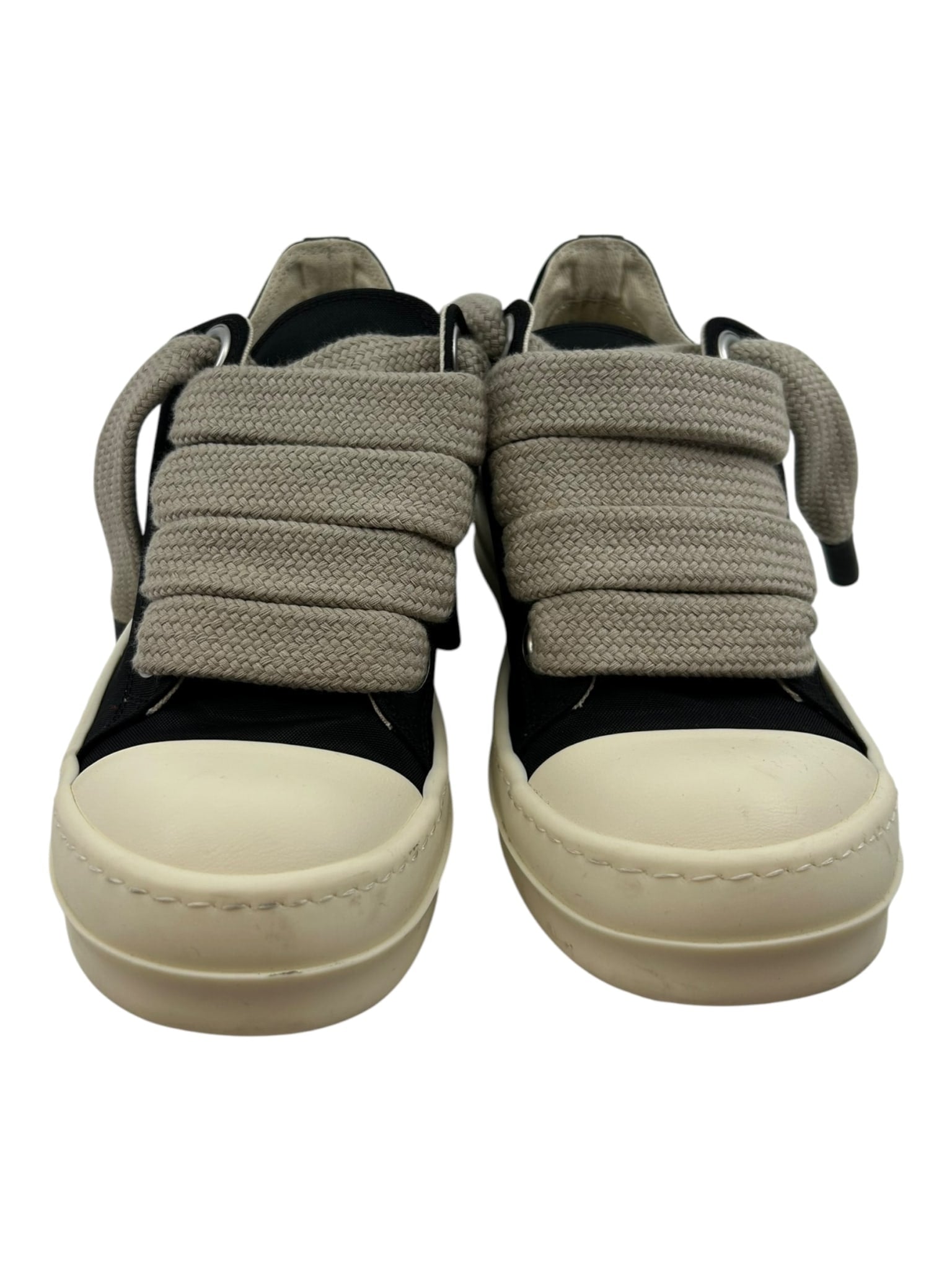 Rick Owens Jumbo Low Canvas Sneaker Black