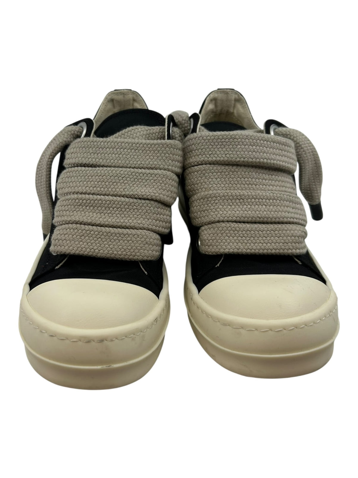 Rick Owens Jumbo Low Canvas Sneaker Black