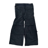Balenciaga Flared Cargo Pants Black
