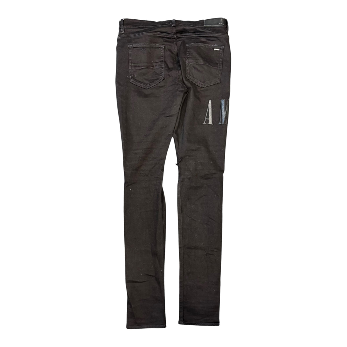 Amiri Black Logo Jeans