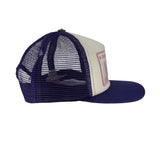 Chrome Hearts Fuck Hollywood Trucker Hat Purple White