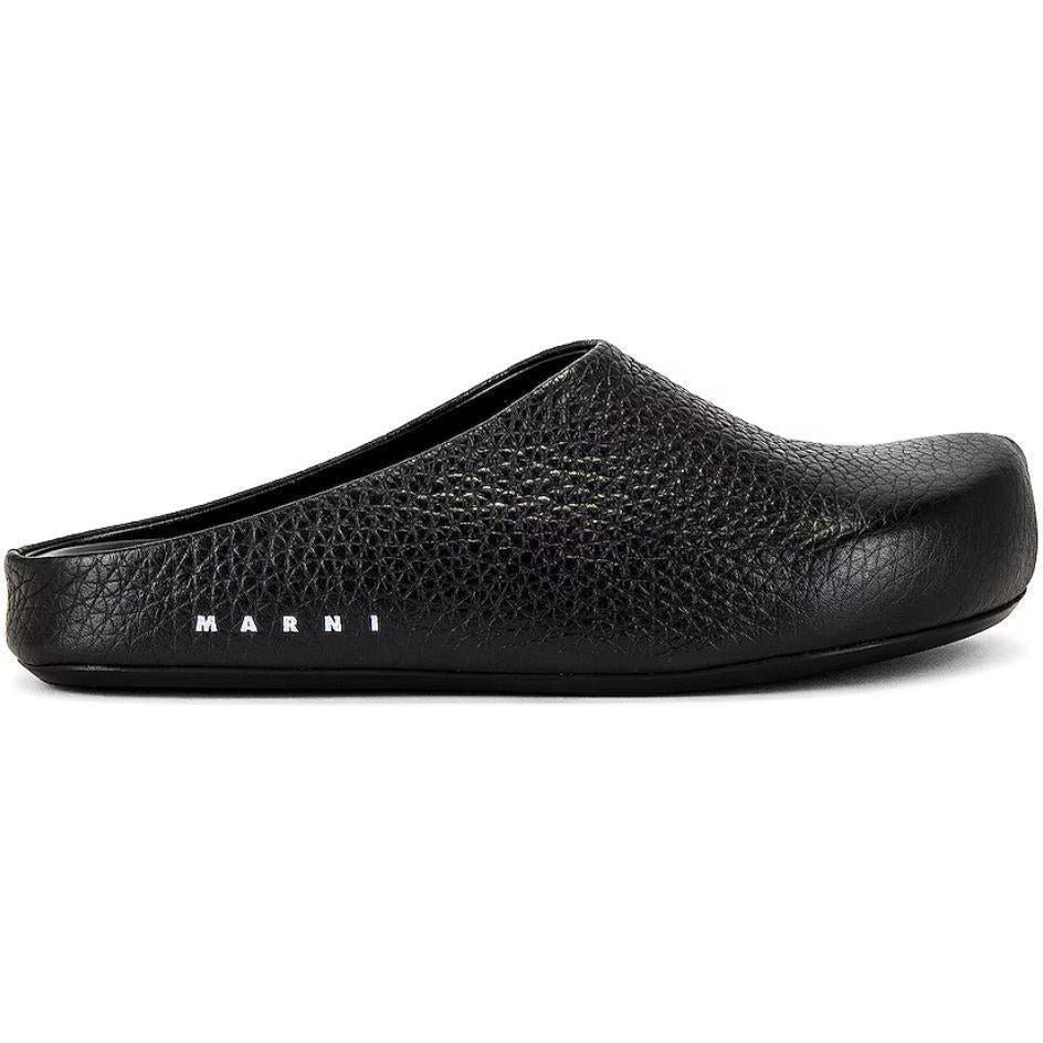 Marni Black Fussbett Sabot Loafer - Lightly Worn