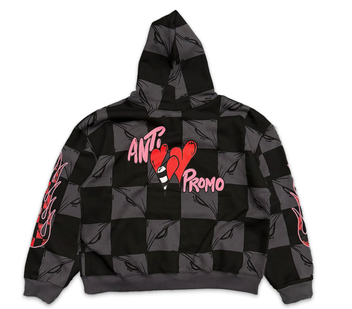 Matty Boy Anti Promo 99Eyes Flame Hoodie Black