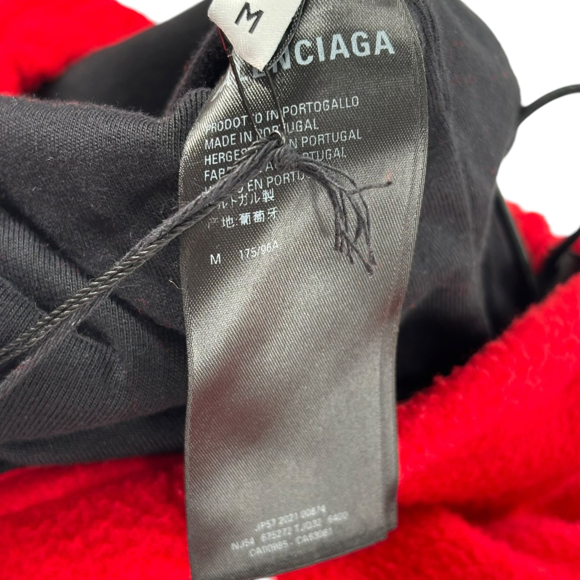 Balenciaga Full-zip Fleece "Red" Shirt